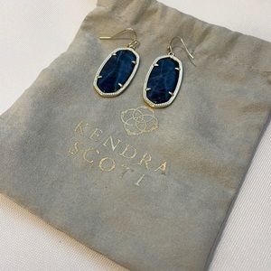 Kendra Scott Elle Drop Earrings in Blue Sodalite, GUC